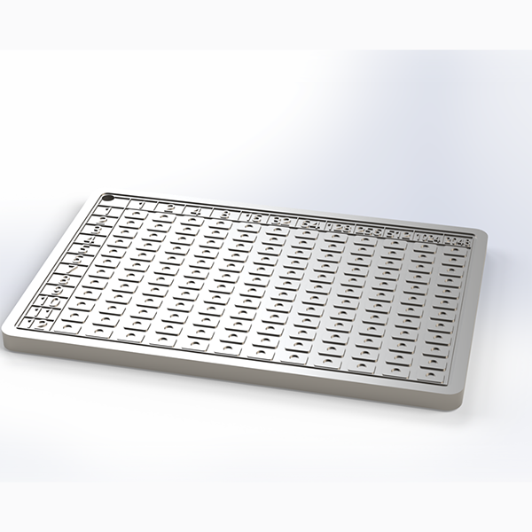 12-digit stainless steel mnemonic phrase plate